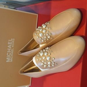 New Michael kors parl flats sz 9.5